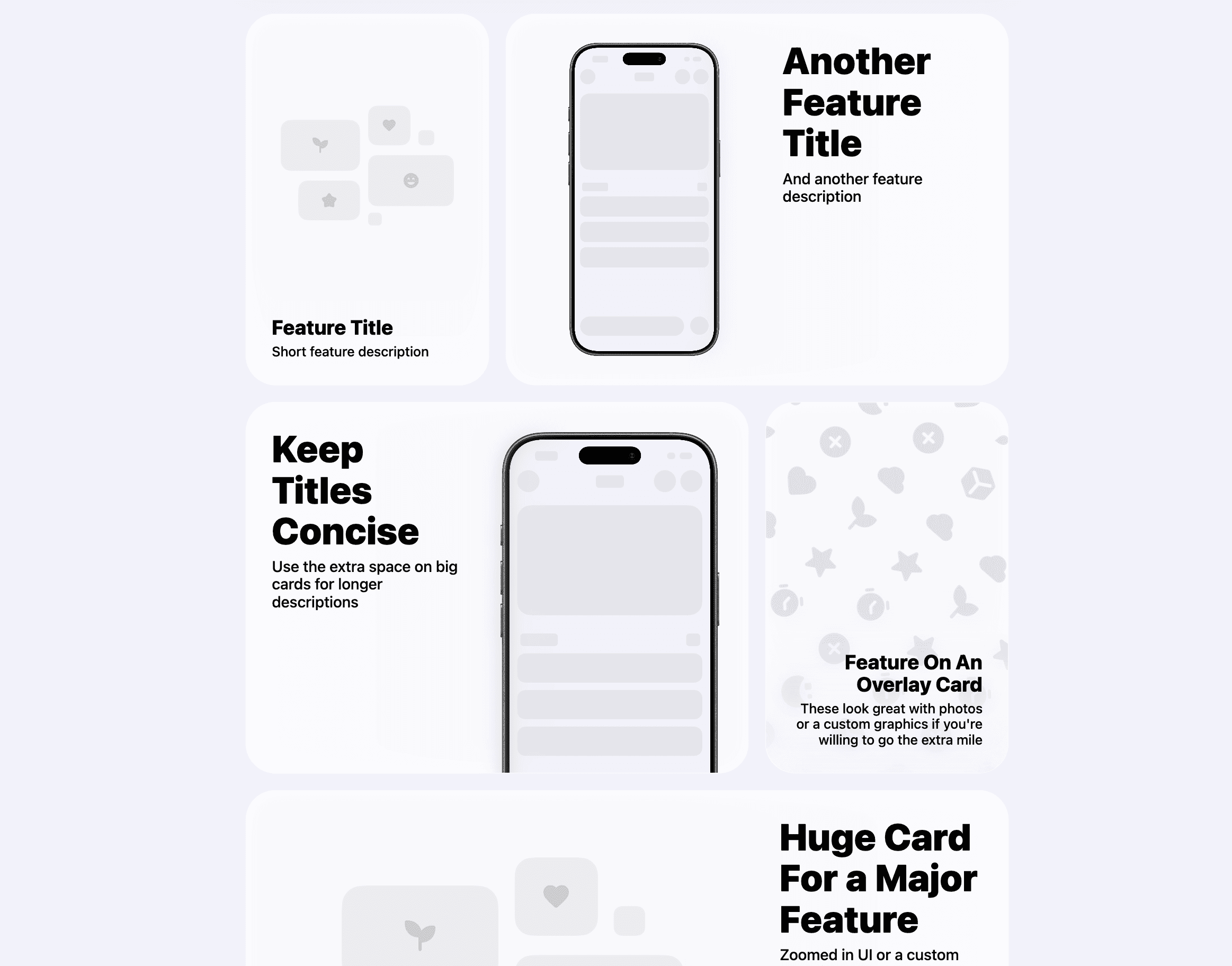 Default AppView Highlights Grid