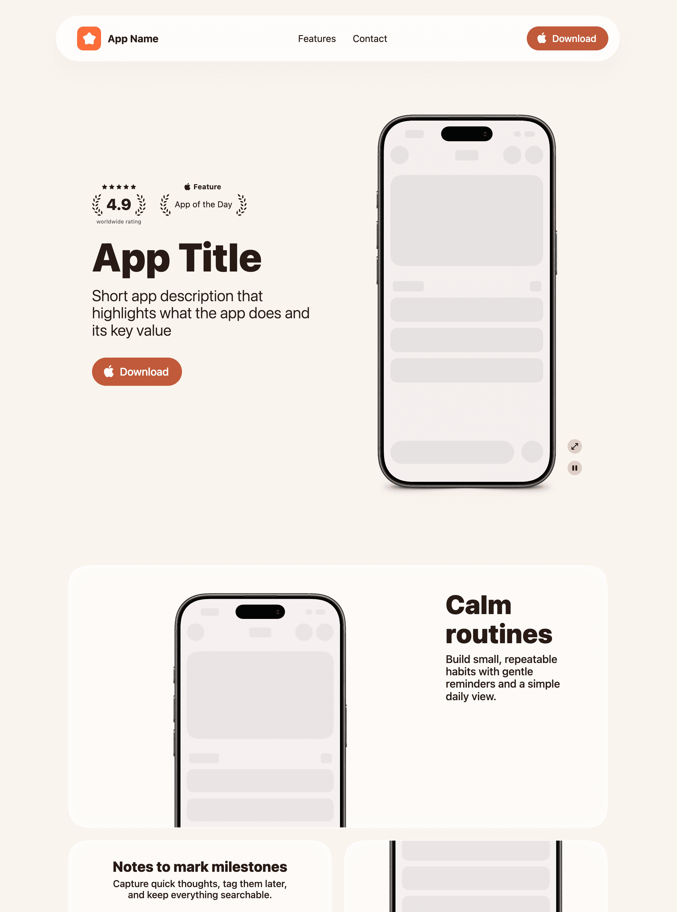 Terracotta theme preview