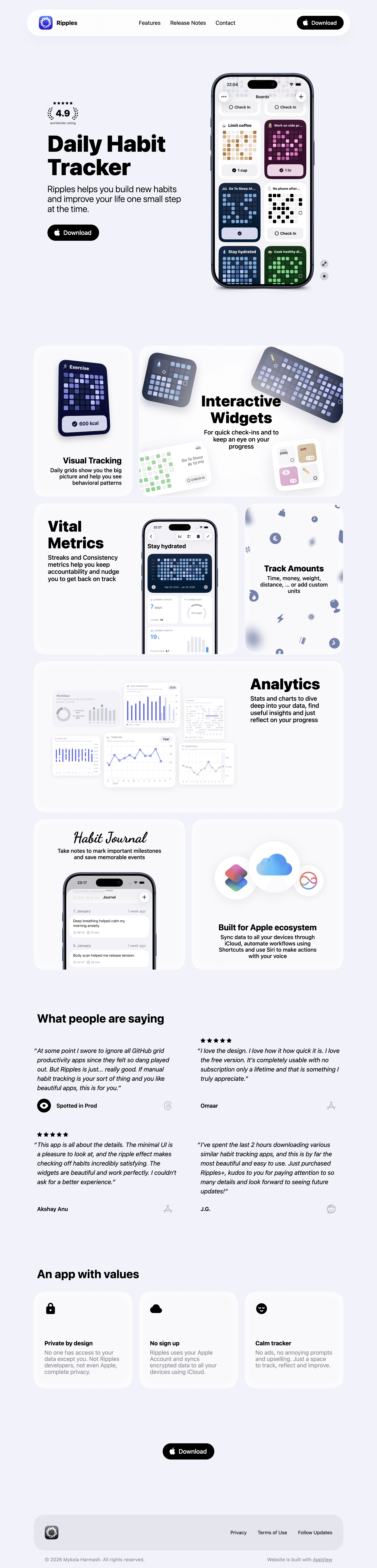 ripples.day website screenshot